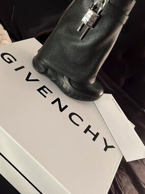 Givenchy shark lock boots